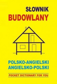 Słownik budowlany polsko-angielski, - okładka książki