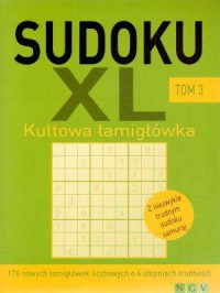 Sudoku XL. Kultowa łamigłówka. - okładka książki
