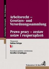Arbeitsrecht Gesetzes und Verordnungssammlung. - okładka książki