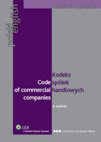 Code of Commercial Companies. Kodeks - okładka książki