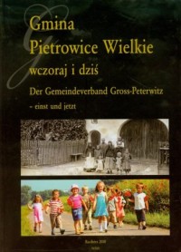 Gmina Pietrowice Wielkie wczoraj - okładka książki