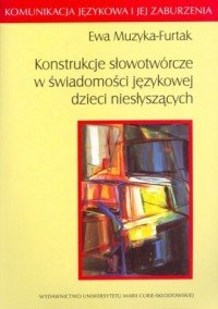 Konstrukcje słowotwórcze w świadomości - okładka książki