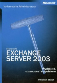Microsoft Exchange Server 2003. - okładka książki