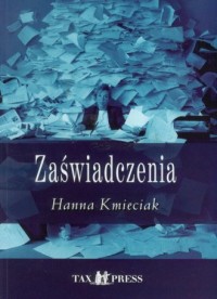 Zaświadczenia - okładka książki