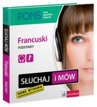 Pons Słuchaj i mów Francuski Podstawy - pudełko audiobooku