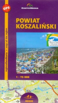 Powiat Koszaliński mapa - okładka książki