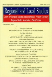 Regional and Local Studies - okładka książki