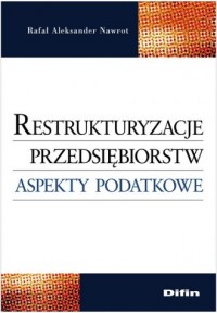 Restrukturyzacje przedsiębiorstw - okładka książki