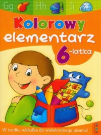 Kolorowy elementarz 6-latka - okładka książki