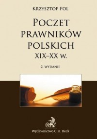Poczet prawników polskich XIX-XX - okładka książki