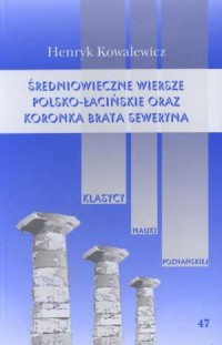 Średniowieczne wiersze polsko-łacińskie - okładka książki