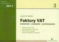 Faktury VAT 2011 - okładka książki