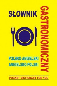 Gastronomiczny słownik polsko-angielski, - okładka podręcznika