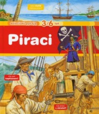 Piraci. Dzieciaki pytają 3-6 lat - okładka książki