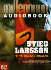 Trylogia Millennium (6 CD mp3) - pudełko audiobooku
