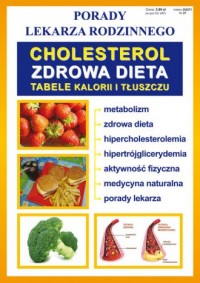 Cholesterol. Zdrowa dieta. Tabele - okładka książki
