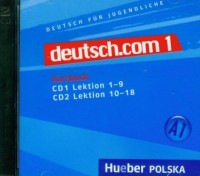 deutsch.com 1 Kursbuch (CD) - okładka podręcznika