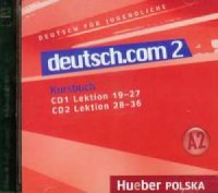 deutsch.com 2. Kursbuch (CD) - okładka podręcznika