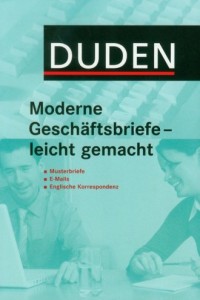 Duden. Moderne Geschaftsbriefe - okładka książki