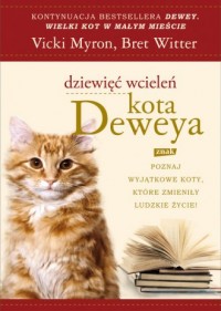 Dziewięć wcieleń kota Deweya - okładka książki