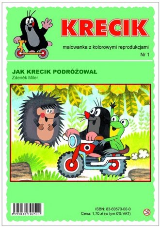 Jak Krecik podróżował - okładka książki
