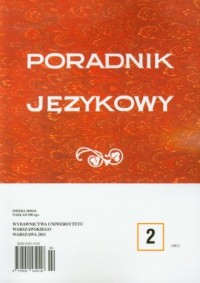 Poradnik językowy 2 /2011 - okładka książki