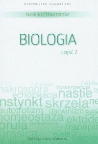 Słownik tematyczny. Tom 7. Biologia - okładka książki