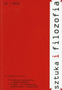 Sztuka i filozofia 36/2010 - okładka książki