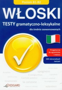 Włoski. Testy gramatyczno-leksykalne - okładka podręcznika