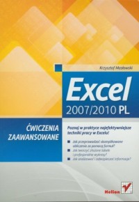 Excel 2007/2010 PL. Ćwiczenia zaawansowane - okładka książki