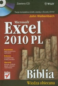 Excel 2010 PL. Biblia - okładka książki