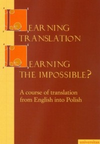 Learning translation. Learning - okładka książki