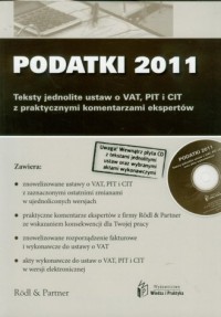 Podatki 2011. Teksty jednolite - okładka książki