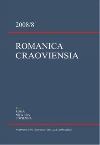 Romanica Cracoviensia 2008/08 - okładka książki