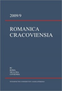 Romanica Cracoviensia 2009/09 - okładka książki