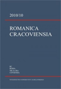 Romanica Cracoviensia 2010/10 - okładka książki