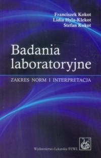 Badania laboratoryjne - okładka książki