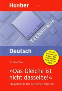 Deutsch uben. Taschentrainer Das - okładka podręcznika