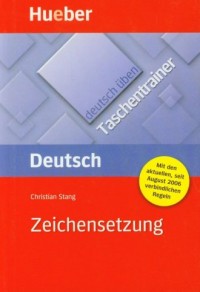 Deutsch uben. Taschentrainer Zeichensetzung - okładka podręcznika