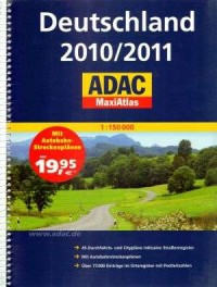 Deutschland 2010 2011. ADAC Maxiatlas - okładka książki