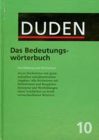 Duden 10. Das Bedeutungsworterbuch - okładka książki