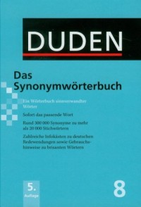 Duden 8. Das Synonymworterbuch - okładka książki