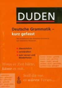 Duden. Deutsche Grammatik kurz - okładka książki