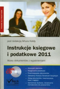 Instrukcje księgowe i podatkowe - okładka książki