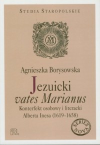 Jezuicki vates Marianus. Konterfekt - okładka książki