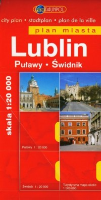 Lublin. Puławy. Świdnik (plan miasta) - okładka książki