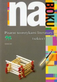 Na boku. Pisarze teoretykami literatury - okładka książki