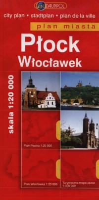 Płock, Włocławek (plan miasta 1:20 - okładka książki
