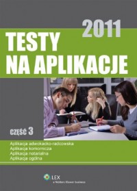 Testy na aplikacje 2011 cz. 3 - okładka książki