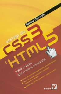 Wstęp do HTML5 i CSS3 - okładka książki